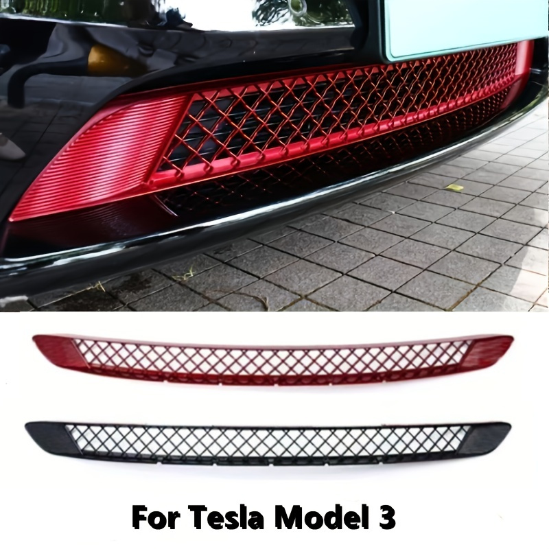 For Tesla Model Y Ventilation Grille Front Bumper Hood Vent Net Radiator  Protective Mesh Model 3 Car Anti Insect Net Accessories - AliExpress
