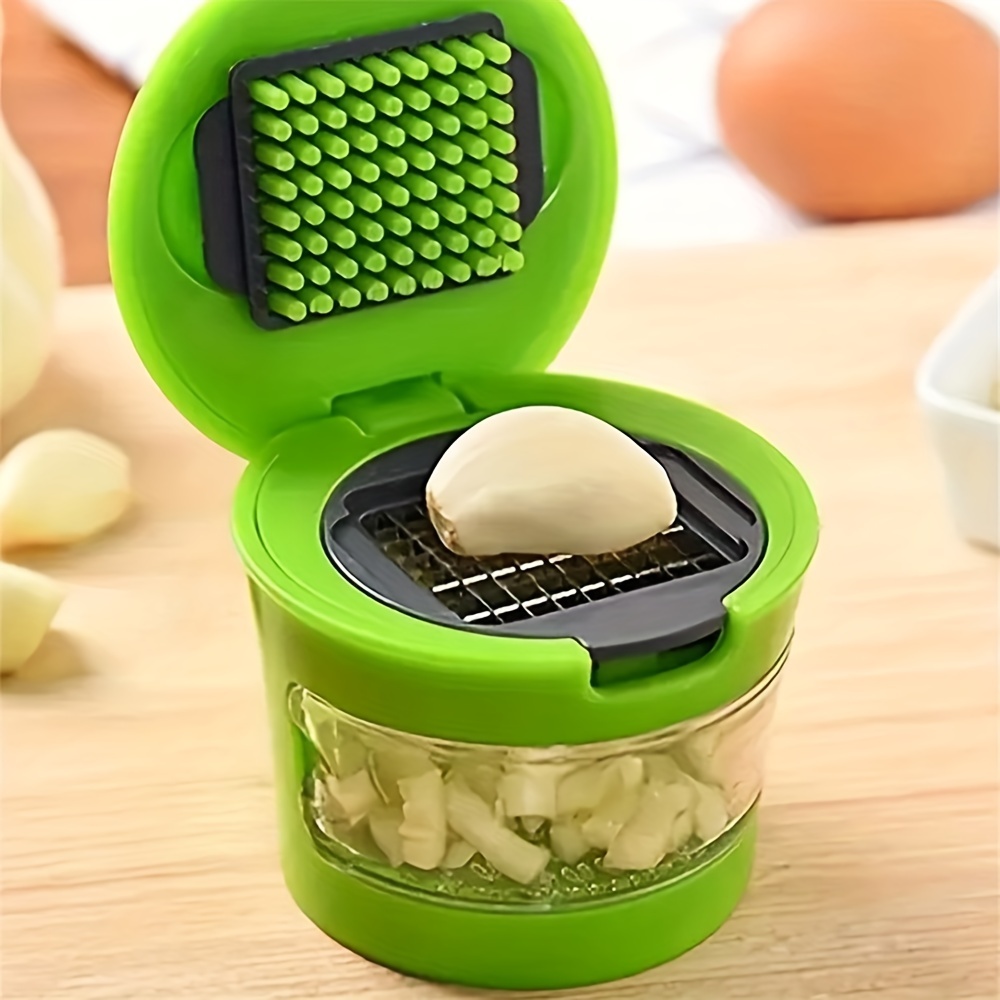 1pc Green Fruit Salad Cutter Bowl Creative Lazy Vegetable Slicer Chopper  Kitchen Tool