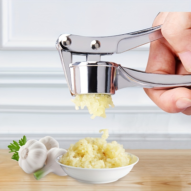 Garlic Press Garlic Masher Manual Arc Stainless Steel Multi-Function  Vegetables Squeezer Handheld Crusher Kitchen Accessories - AliExpress