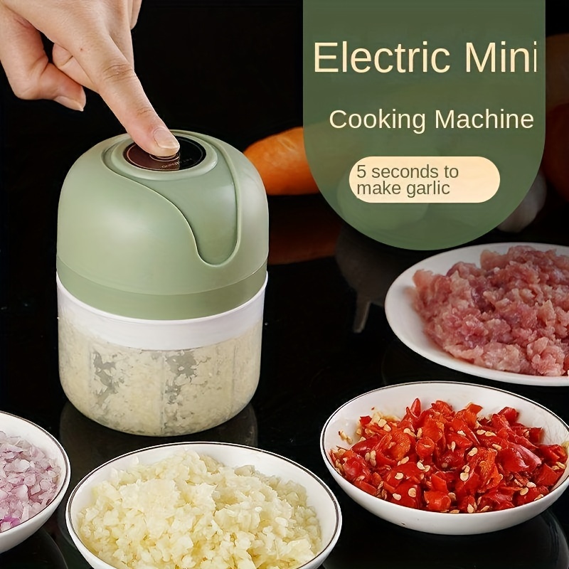 Homeleader - Picador eléctrico de alimentos, procesador de alimentos de 8  tazas, molinillo de tazón de vidrio de 2 litros para carne, verduras,  frutas