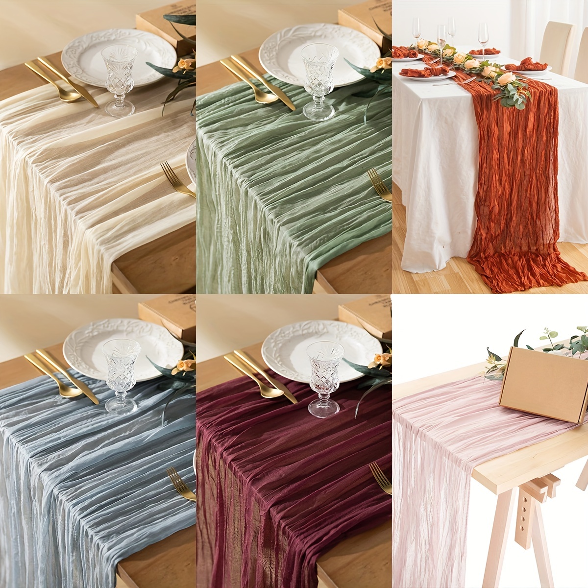 Servietto Mantel desechable para mesa cuadrada o redonda, [paquete de 20]  manteles de papel blanco similar al lino de 55 x 55 pulgadas para mesa de