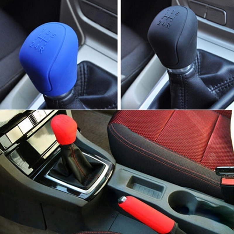 Auto Schaltknauf Schutz Abdeckung Getriebe Kopf Shift Halsbänder