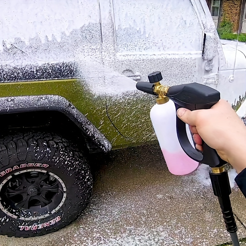 3000PSI High Pressure Washer Gun Foam Water Spray Power Wand Nozzle For Car  Wash