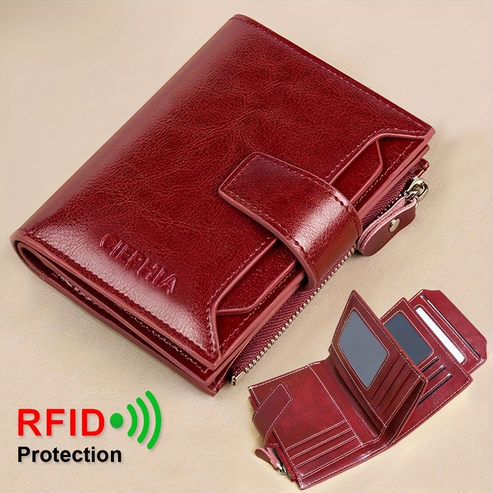 Kangaroo Wallet Men's RFID Blocking Wallet with Zipper Multi Credit Card  Holder Purse - AliExpress