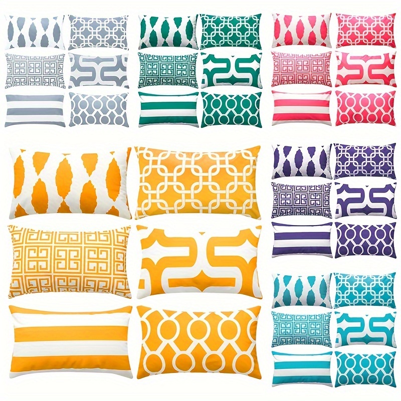 Luxury 6pcs Chair Throw Pillows + Free Gift