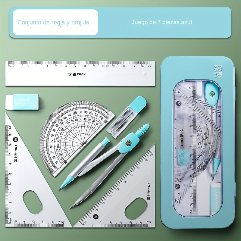 Ruler Set Square Drawing Protractor Professional Drafting Kit Compact  Triangle Board Office Stationery School Accessory - AliExpress