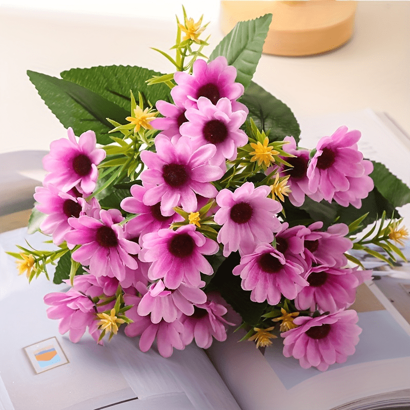 20 Pcs 20 Pcs Artificial Daisies Flower Fake Gerbera Daisy Faux Bouquet  African Daisy Flower Artificial Flowers For Wedding Bridal Bouquet Party  Home - Imported Products from USA - iBhejo