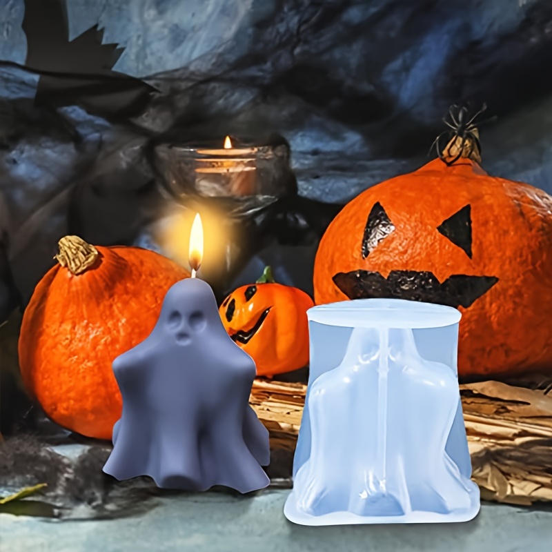 3d Pumpkin Candle Molds Halloween Grimace Pumpkin Candle - Temu