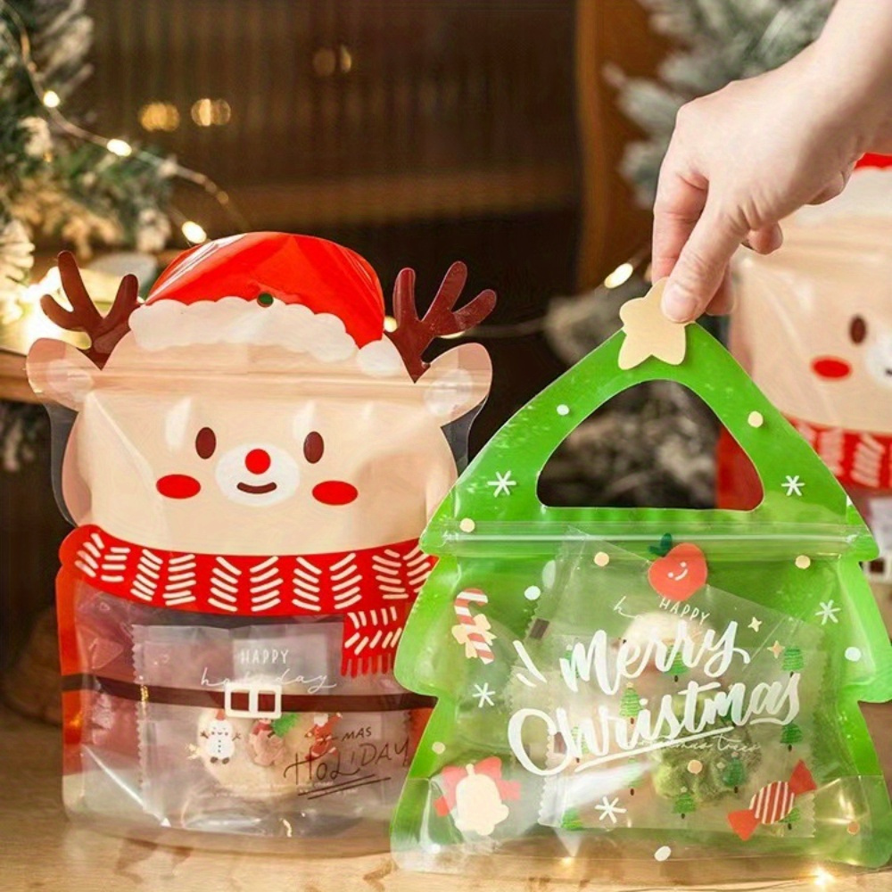 Las mejores ofertas en Bolsas de Regalo Pequeño transparente de Navidad