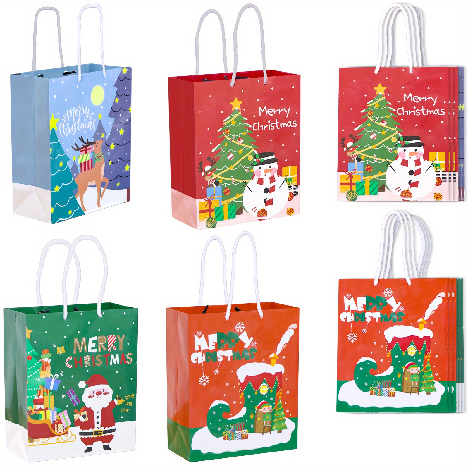  18 bolsas de regalo negras con papel de seda para regalos, bolsas  de regalo reutilizables de gran tamaño con asas, bolsas de regalo  brillantes para pequeñas empresas, cumpleaños, bodas, Navidad, 12.7 