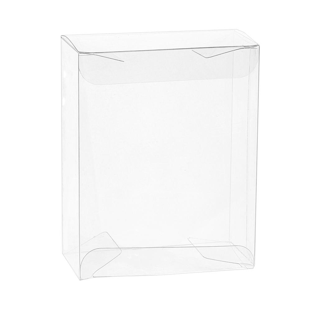50-Pack Clear Gift Boxes - 3x3x3 In Square Plastic Transparent