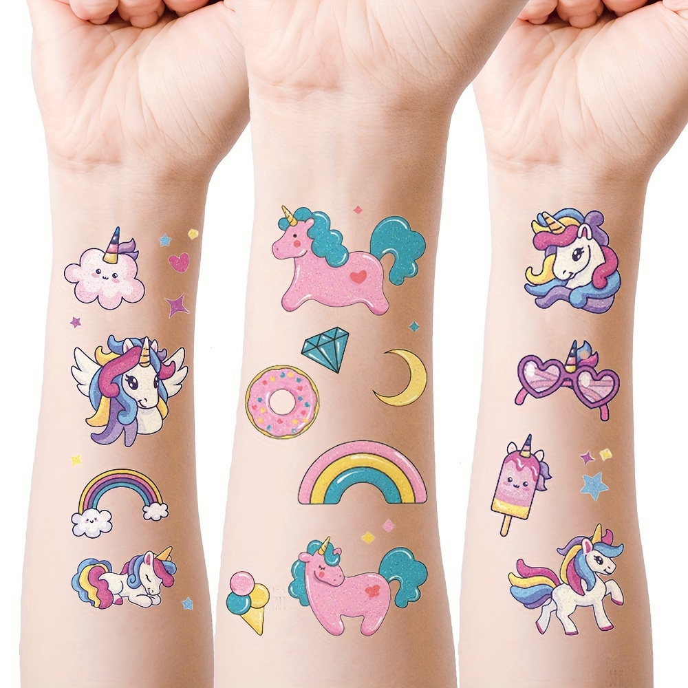 Niños Cartoon Tattoo Stickers Unicornio Tattoo niños′ S impermeable  temporal Juguetes para tatuajes - China Tatuaje y pegatinas de tatuaje  precio