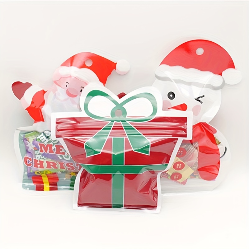 Christmas Square Self sealing Zipper Bags For Handmade - Temu