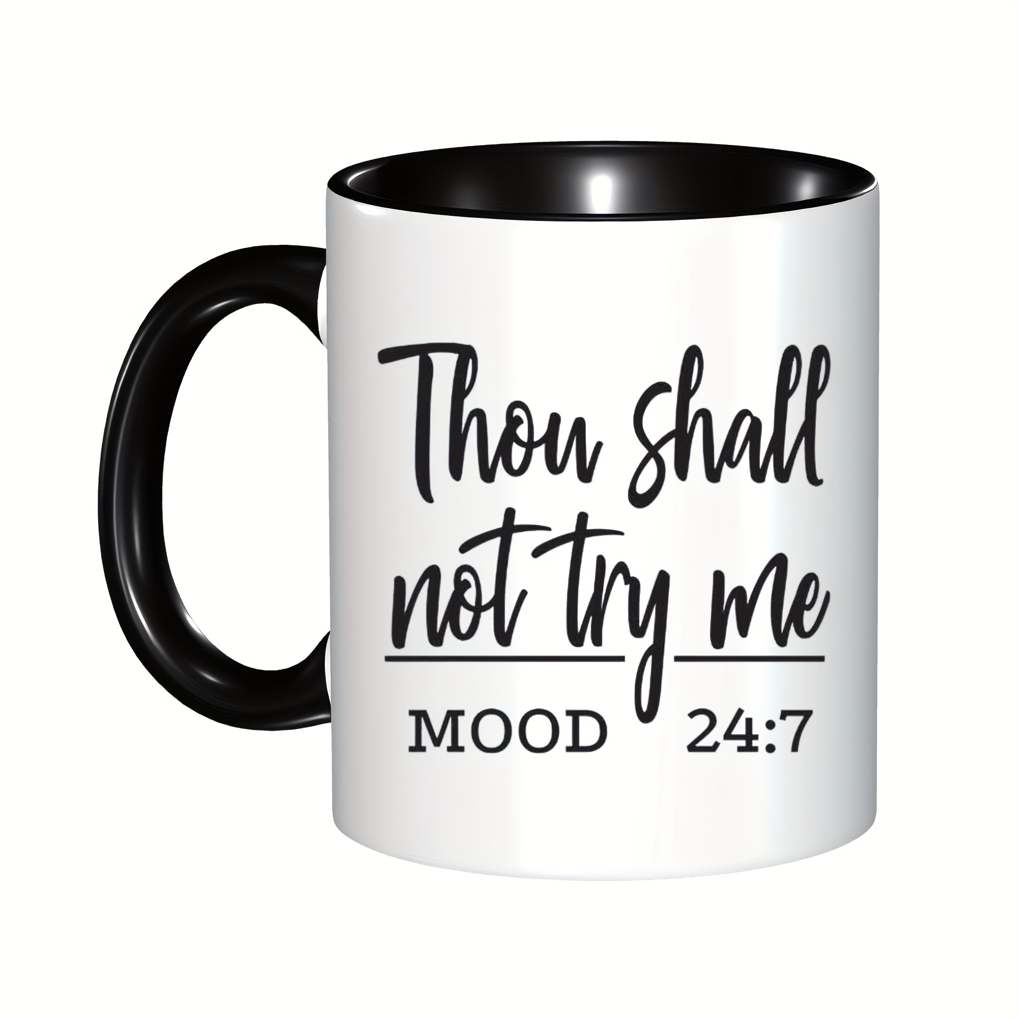 Taza de café negra personalizada para parejas, 11 onzas, 15 onzas, taza con  texto en inglés I Love You to the Moon and Back, tazas de café