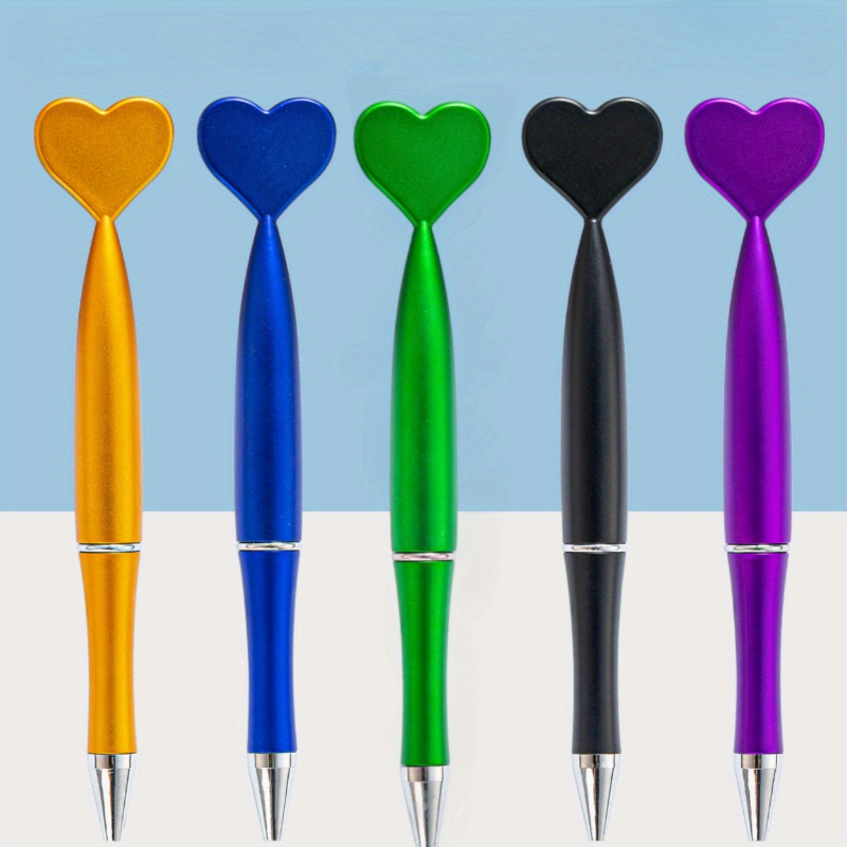 Heart pin Straw/pencil or pen charms in 2023