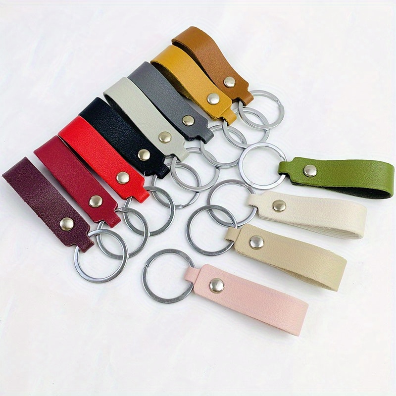 Pu Leather Funky Black Keyrings Keychains With Multicolor - Temu Italy