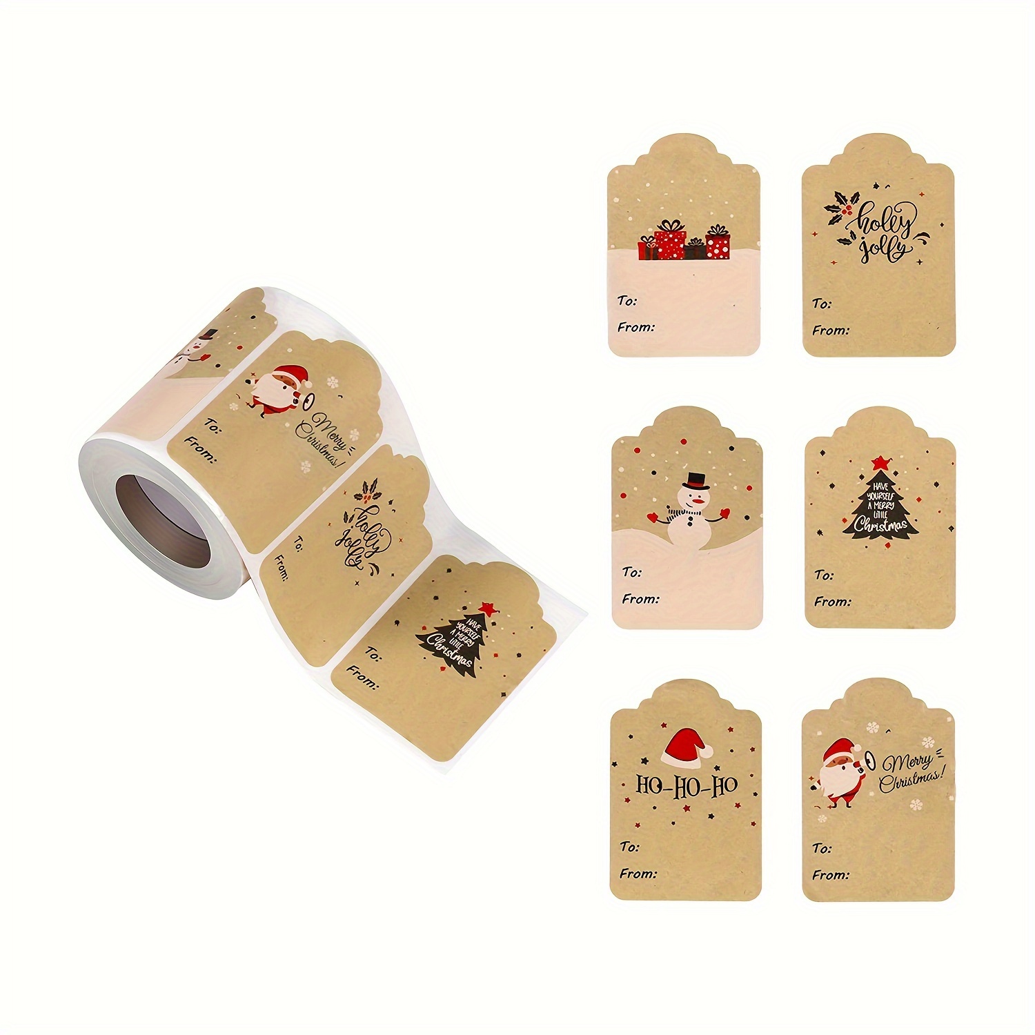 1.18inch 100pcs kraft print paper hand made tag with love for DIY Gift box  tag candy cupcake handmade favors name brand tag