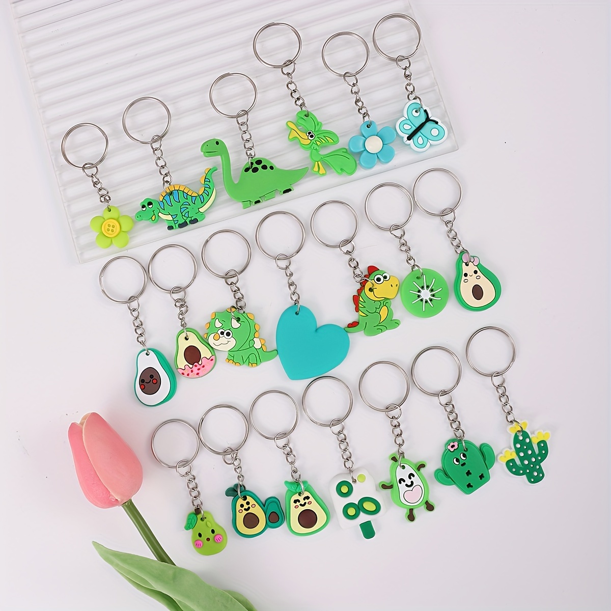 Cute Three dimensional Green Frog Key Chain Perfect Bag - Temu