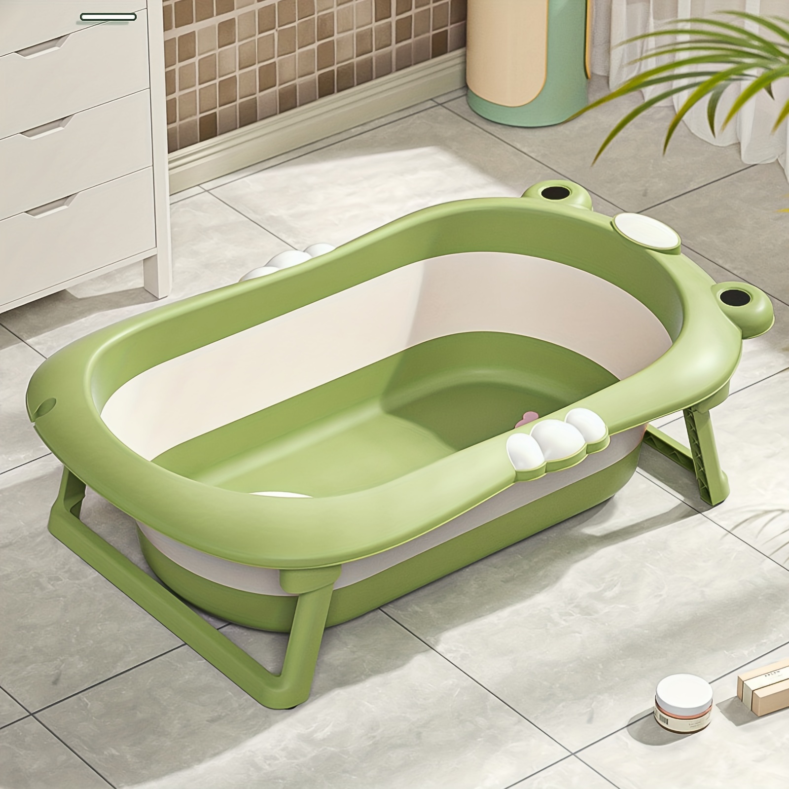 Bañeras plegables grandes de 54 pulgadas de grosor, bañera independiente  portátil para interiores, para adultos, mantenimiento eficiente de la