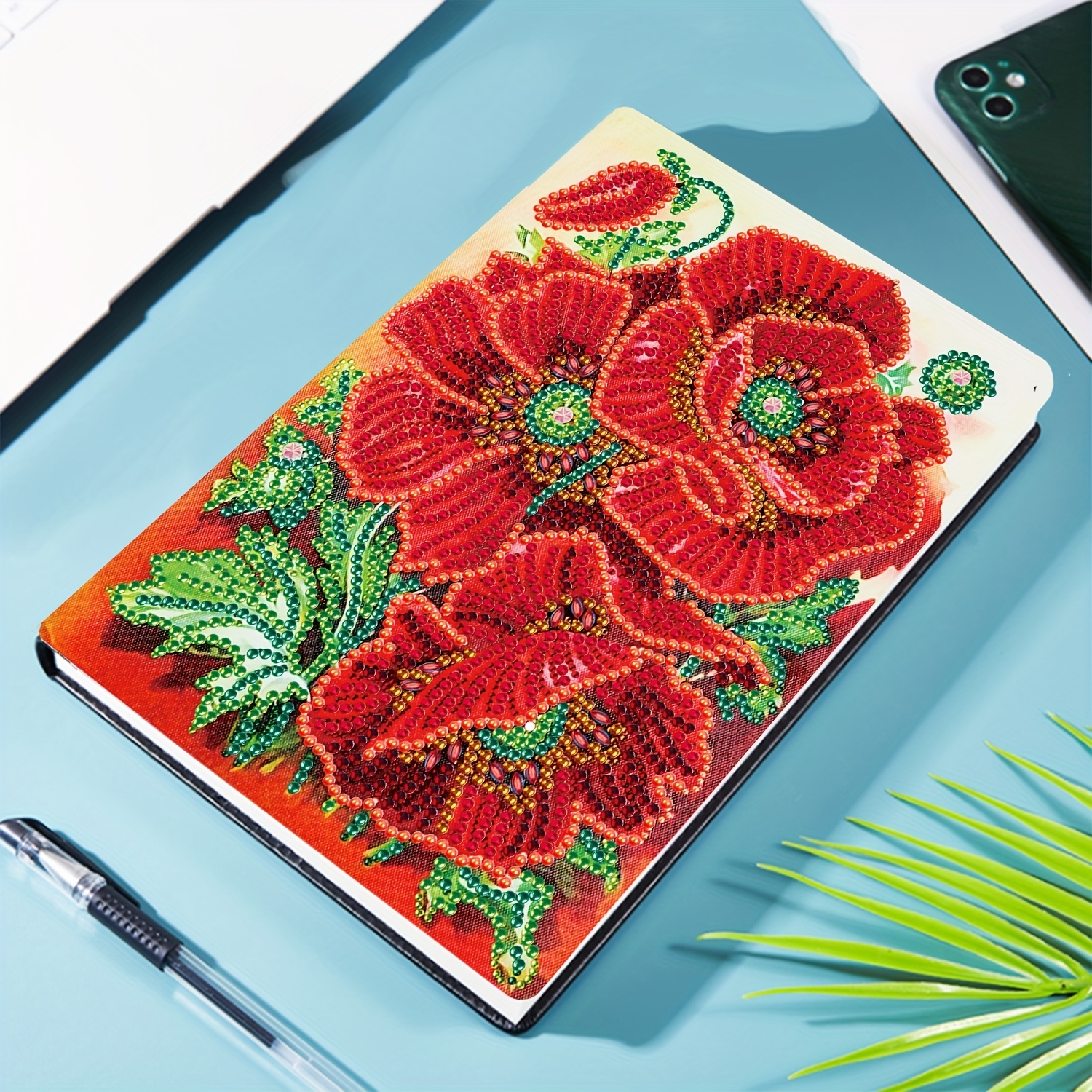 Diamond Painting Notebook Sketchbook Notepad Diamond - Temu