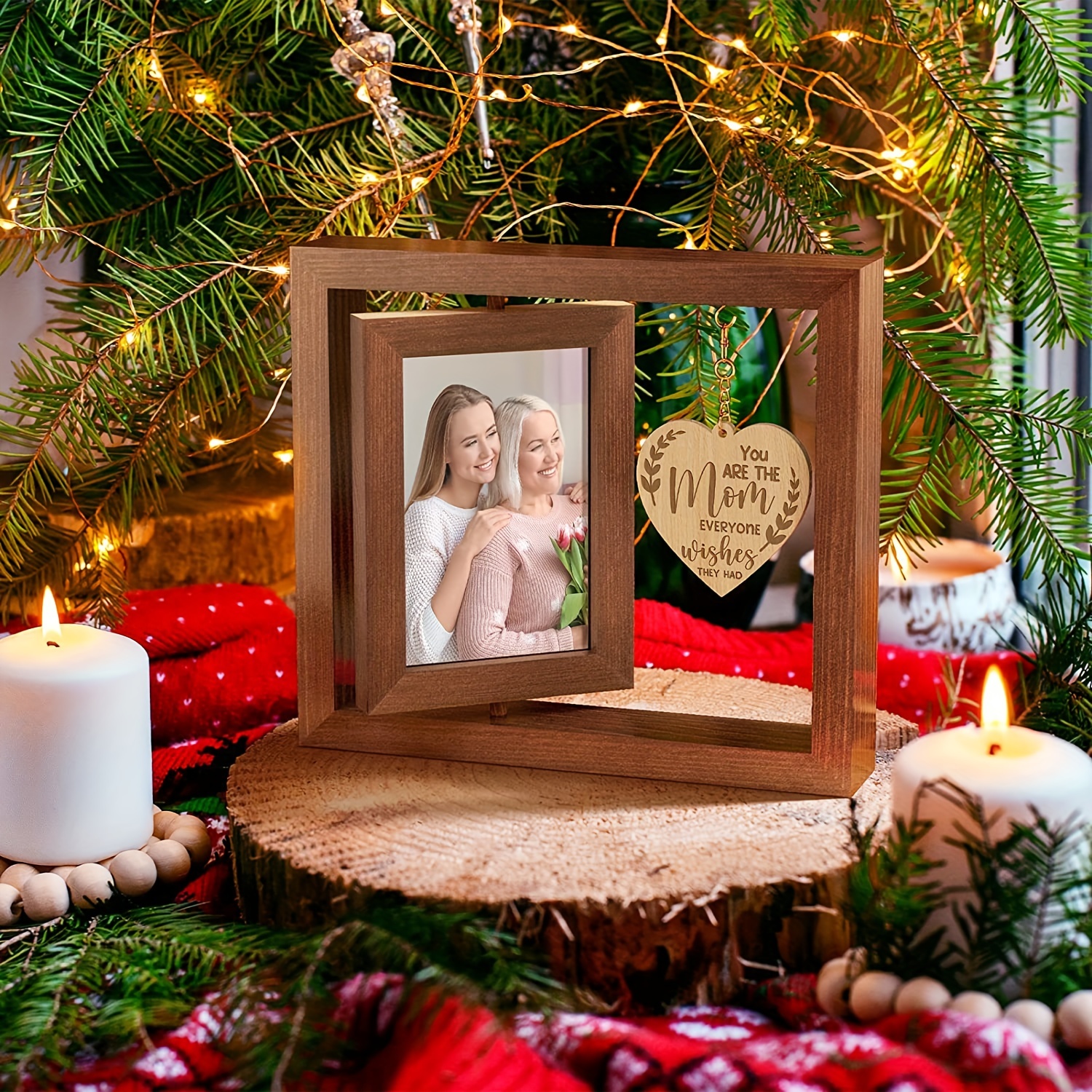  Foto personalizada, impresión de imagen personalizada en color,  regalos personalizados para ella, boda, marco de cristal (forma de corazón  4 x 4 pulgadas) : Hogar y Cocina