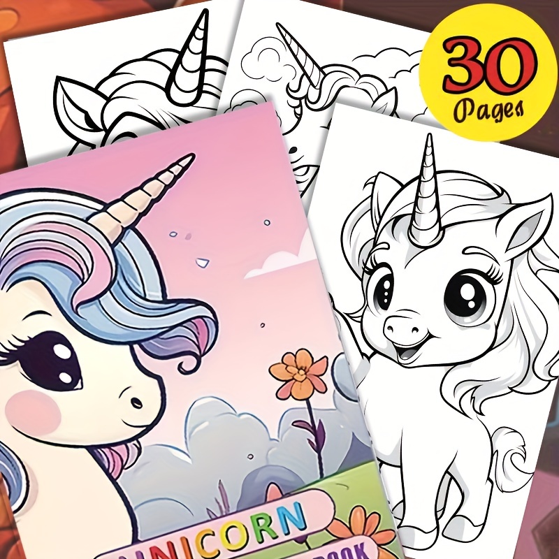 Unicorn Coloring Book For Girls Ages 8-12: Coloring Pages For Kids with  Cute and Funny Unicorns, 60 Images To Color (Paperback)