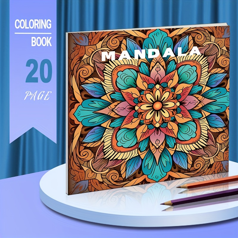 Mandala con trazos gruesos - Mandalas - Colorear para Adultos