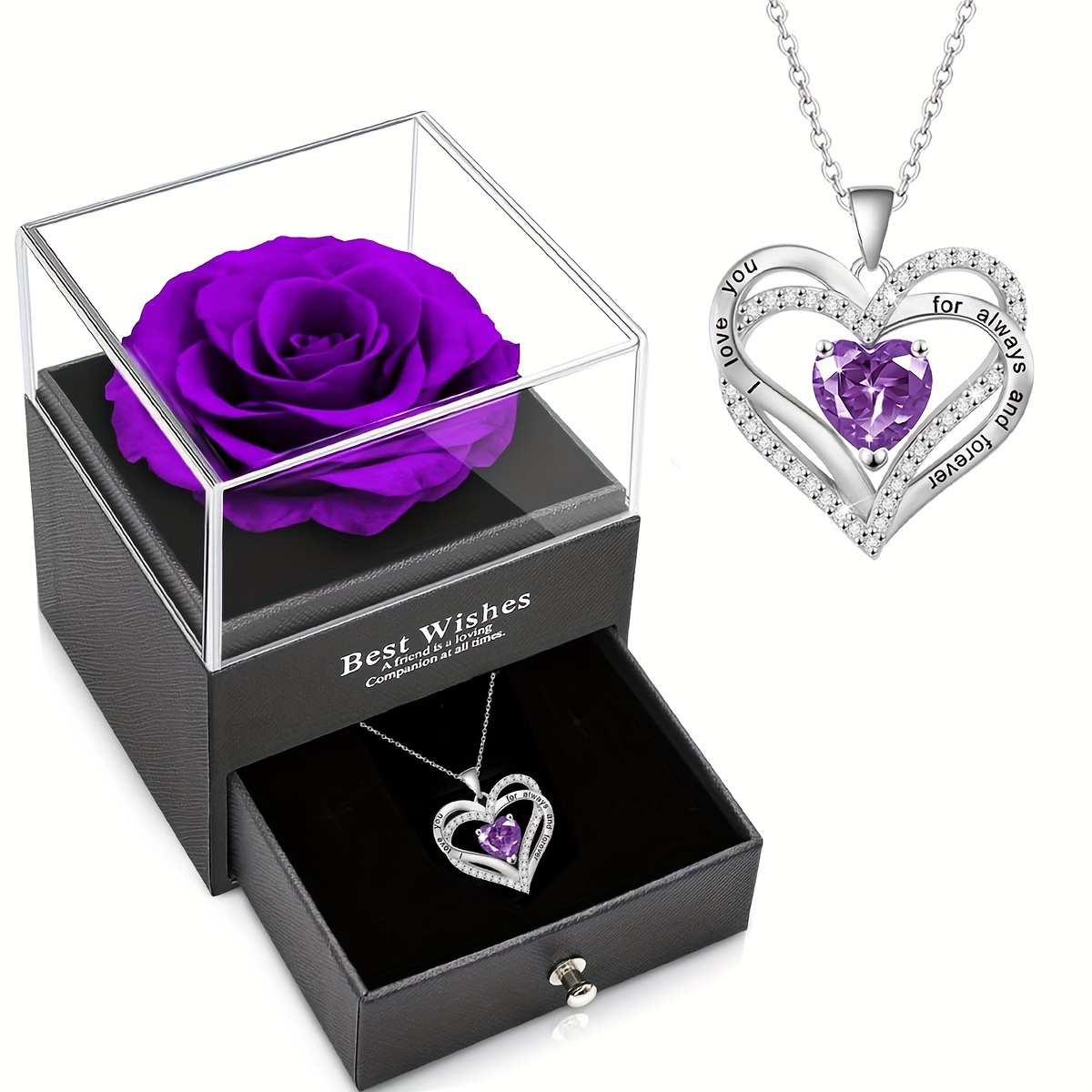 Snake Rose Heart Pendant Necklace Stainless Steel Gothic - Temu