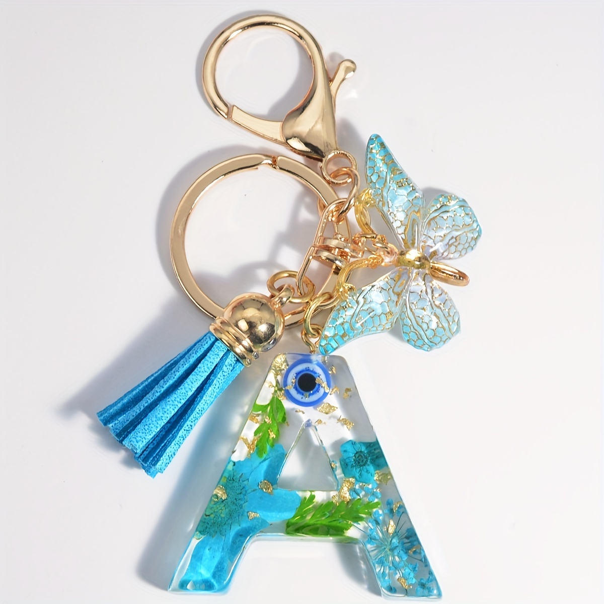 Women/Girl Charm Car Bag Keychain Tassel Cute Crystal Key Ring Flower Key  Chain