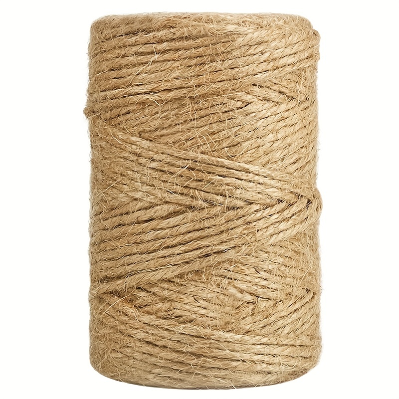 Natural White String,984 Feet Christmas String,Cotton String Baker  Twine,Heavy Duty Packing String for DIY Crafts and Gift Wrapping-2mm