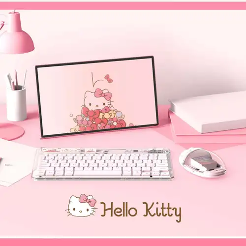 Hello Kitty Computer Accessories  Hello Kitty Office Accessories - Cute  Cartoon Cat - Aliexpress