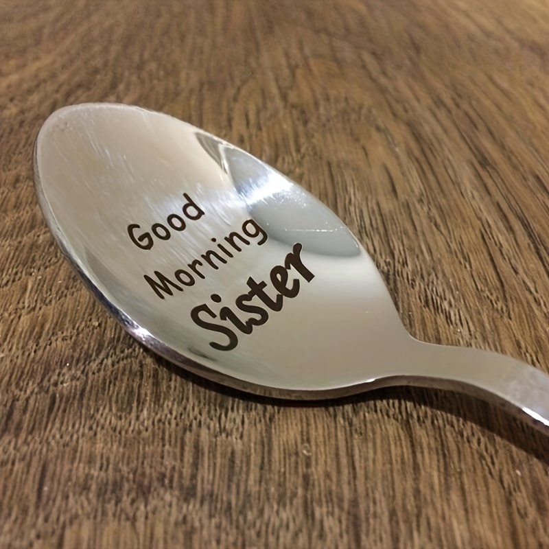 Mothers day gifts - Gag gifts - Engraved spoon - Funny gifts for mom -  World’s okayest mom -7 inches