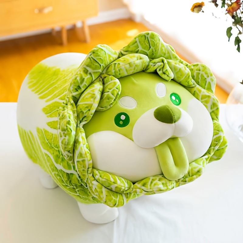 Bite Me Vegetable Nosework Dog Toy - Cabbage