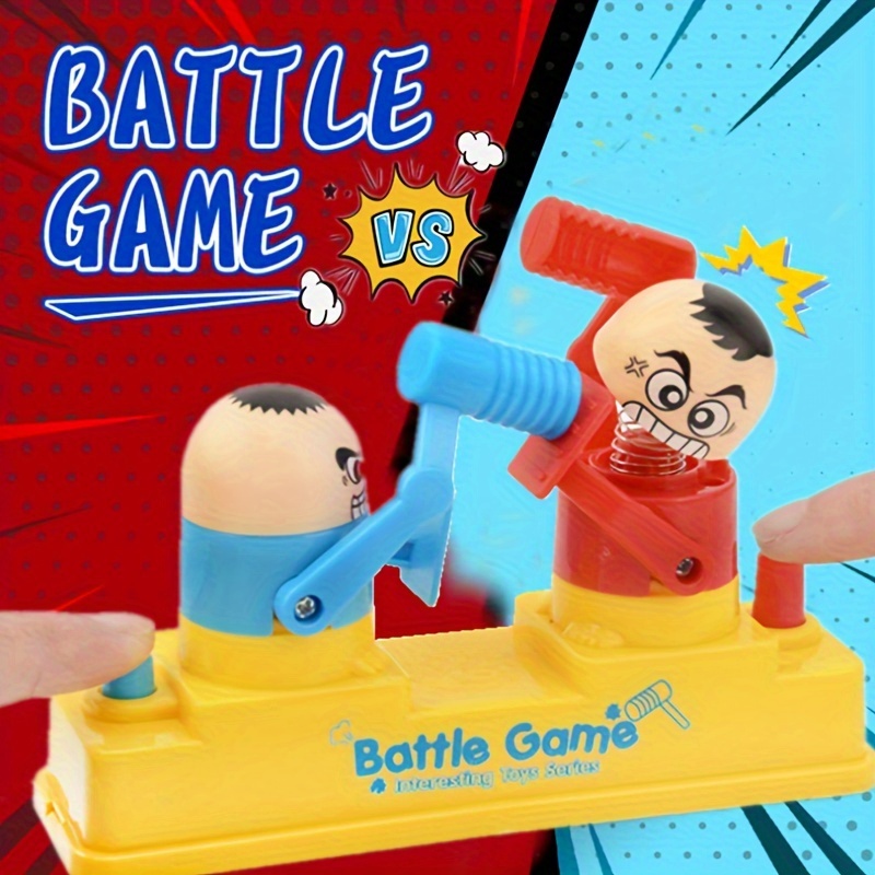 BALLOON BAMBOO MAN Battle Wooden Bot Battle Game Two-Player Fast