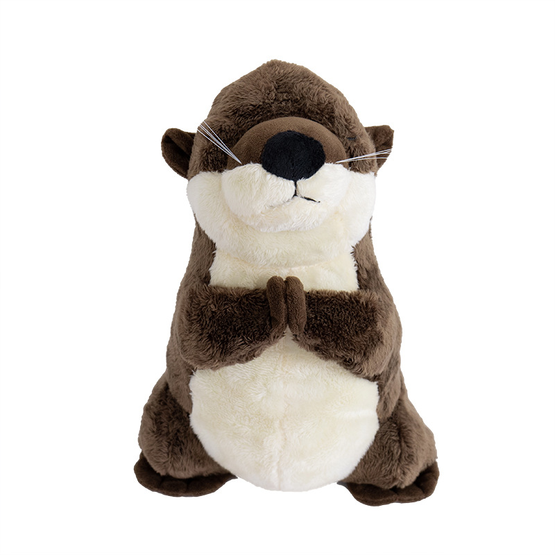 Breathing Otter Portable Plush Soother With Music Sounds - Temu