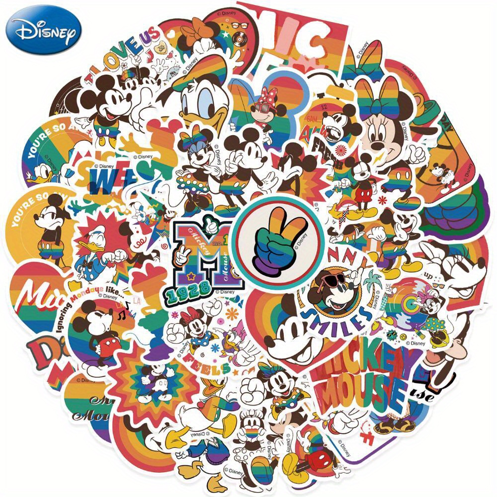 Pink Disney Sticker Pack/ Retro Vintage Disney Stickers Mickey Balloons  Disneyland Laptop Vinyl Decal Planner Water Bottle Tumbler Phone -   Israel
