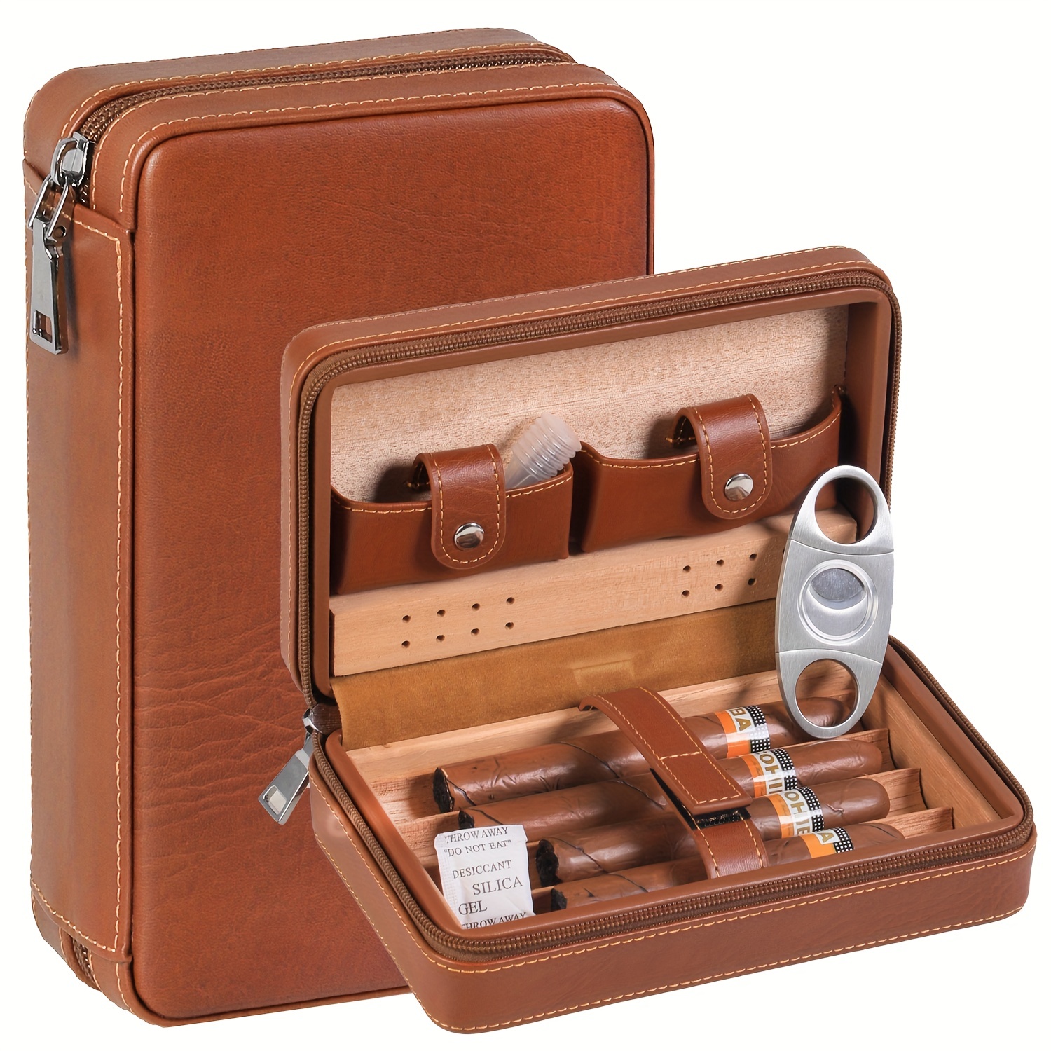 Buy Wholesale Xifei Luxury Leather Cigar Humidor Bag Travel