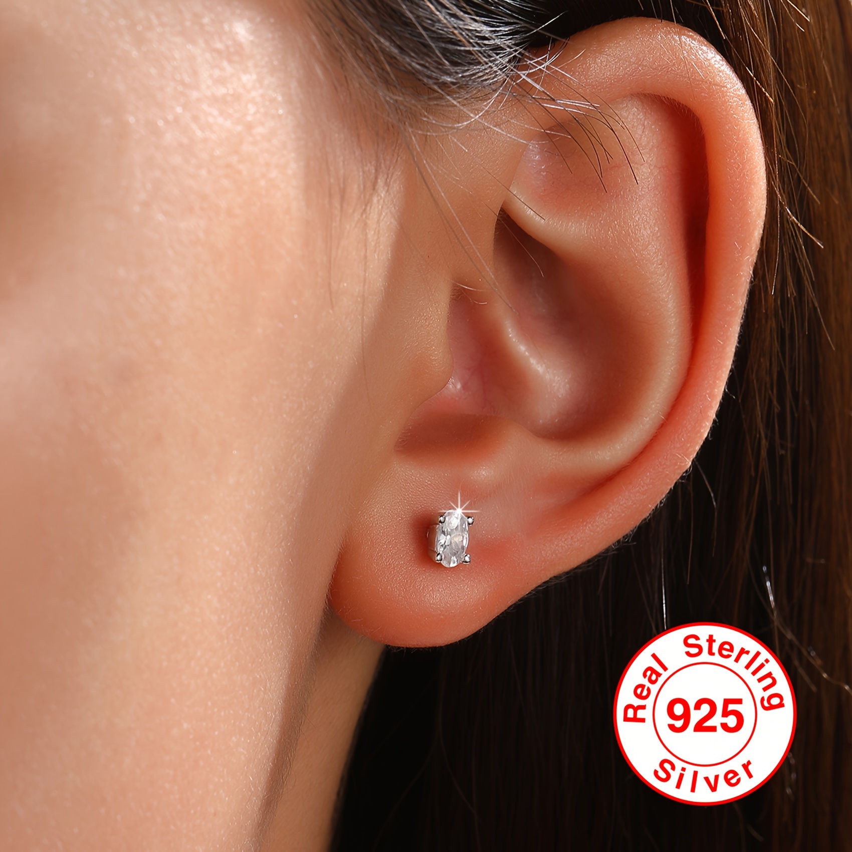 300pcs 10mm Flat Back Earring Studs Flat Pad Earring Posts-flat Post Earrings  Nickel Free Stud Earrings Hypoallergenic Earring Studs 