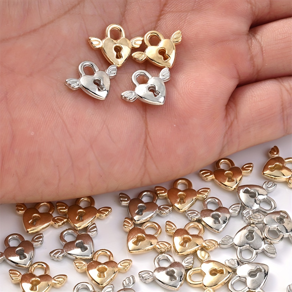 30/50/100pcs Random Mix Cute Floating Charms For Jewelry Making