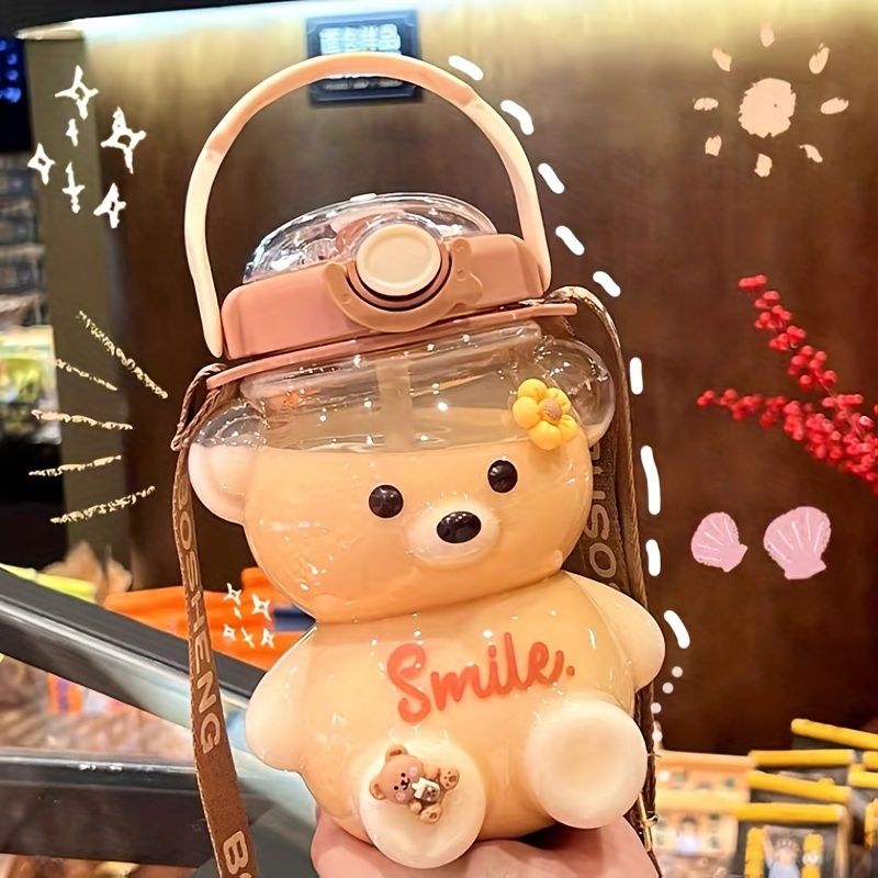 Cute Bear Mug Double walled Insulated Stainless Steel Travel - Temu