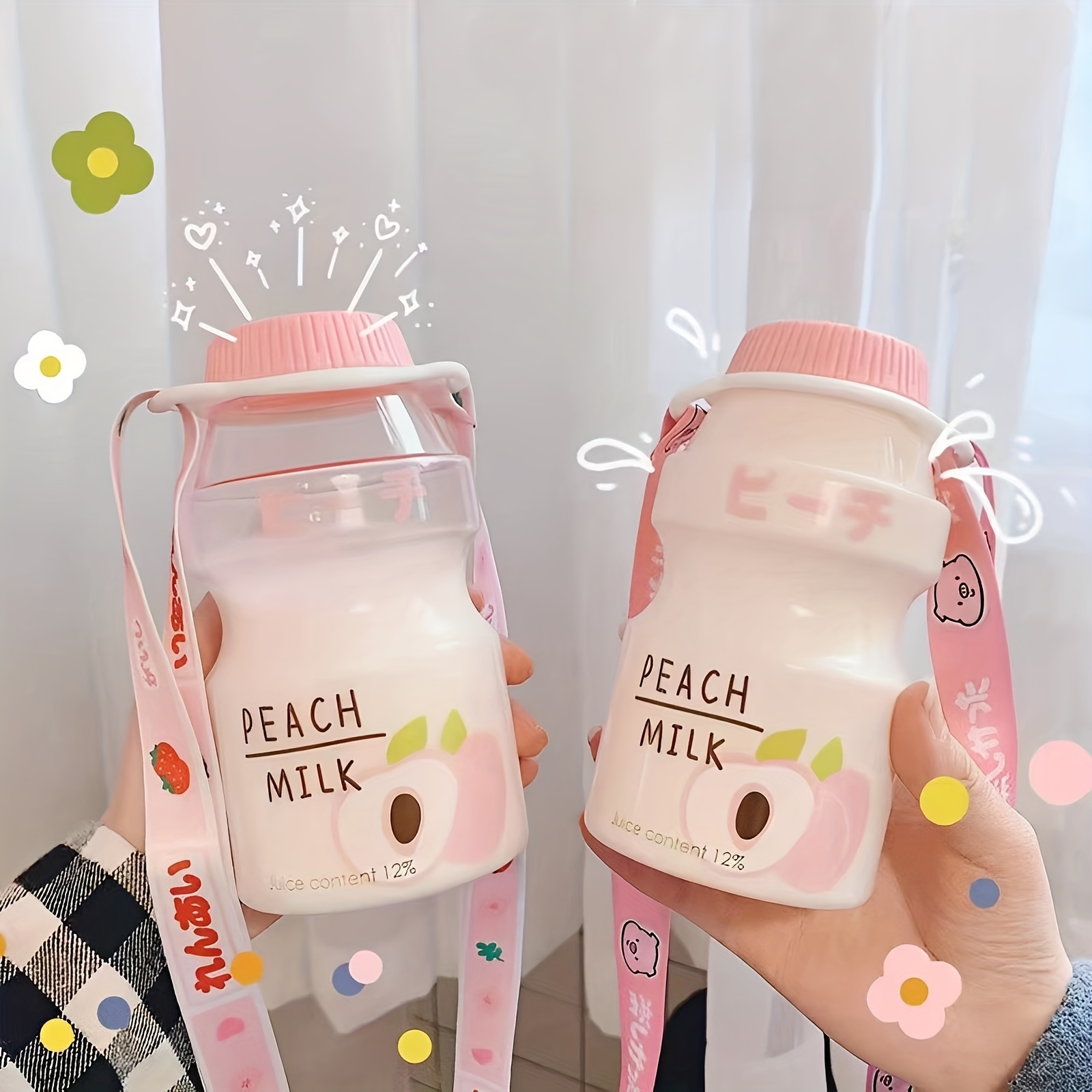 Cute Magic World In The Bottle Stickers Preppy Water Bottle - Temu