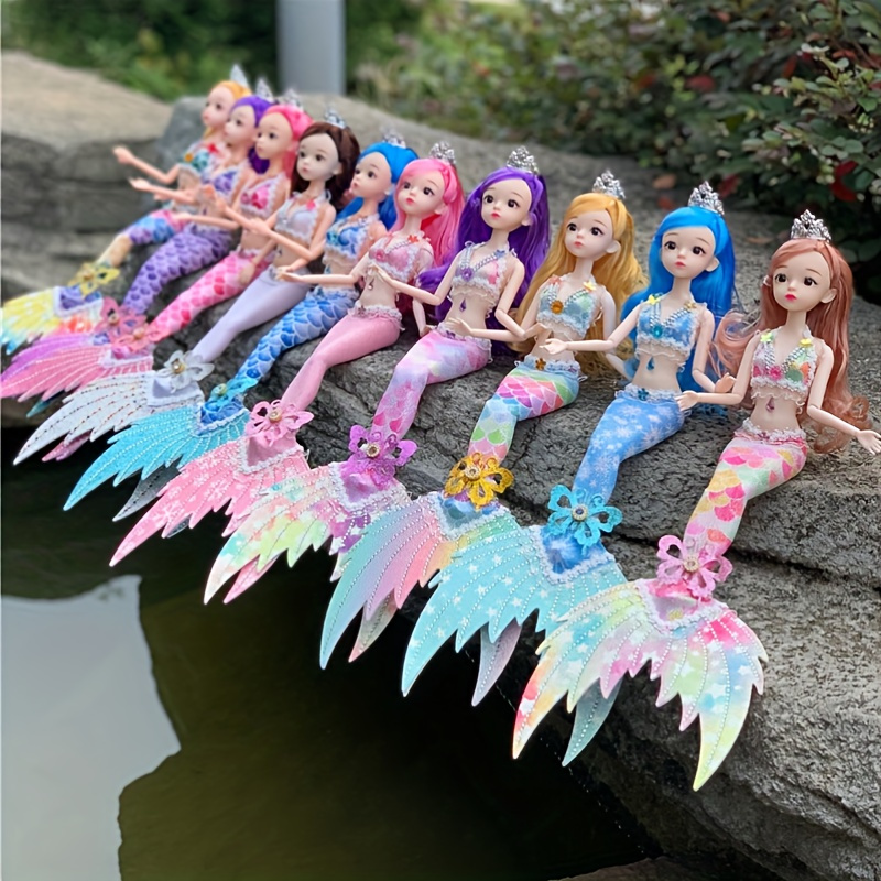 Cute Mermaid Star Series Resin Accessories Cute Diy Toy Hair - Temu