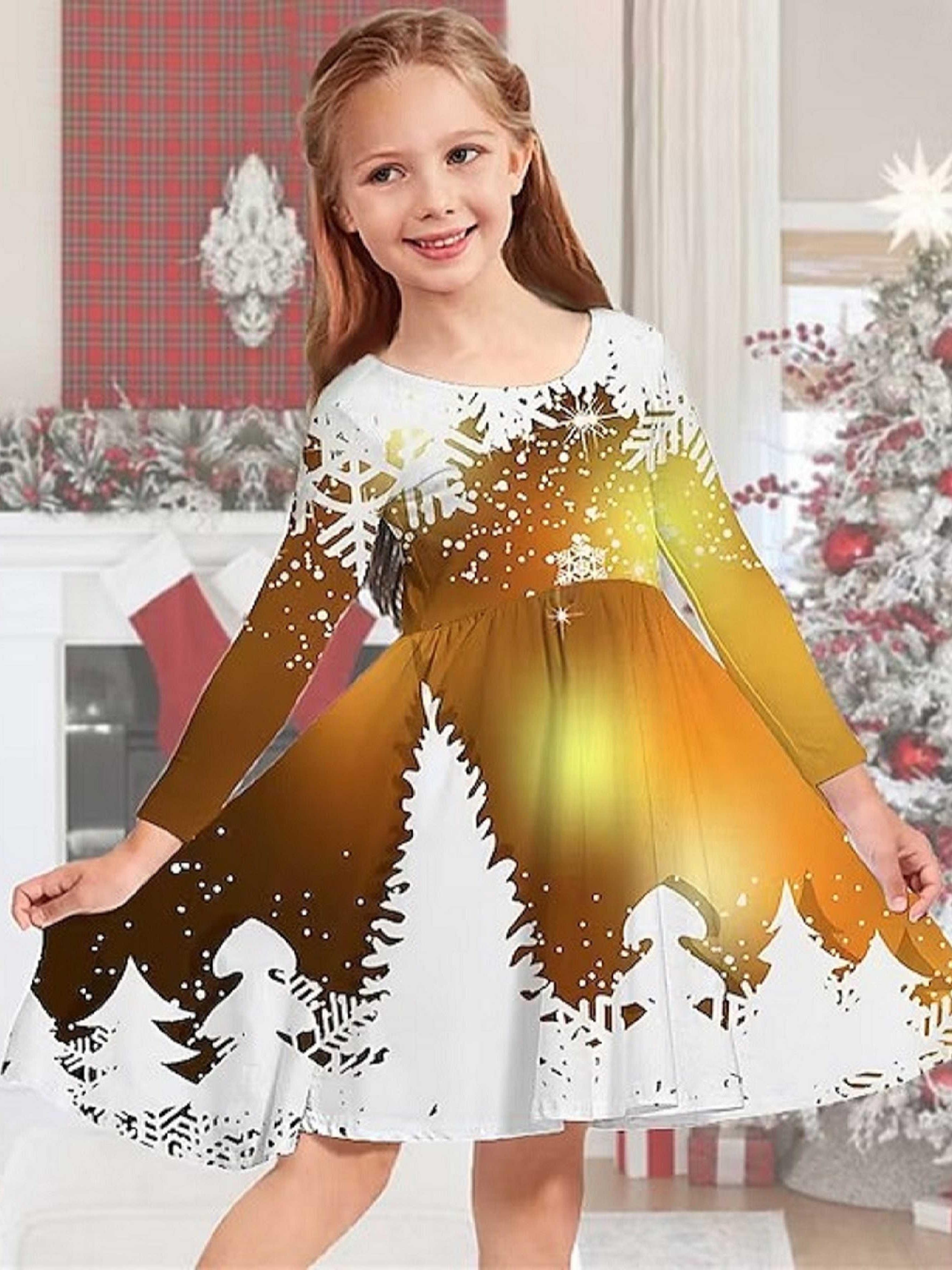 Ropa para niños Navidad niña vestidos para ocasiones especiales