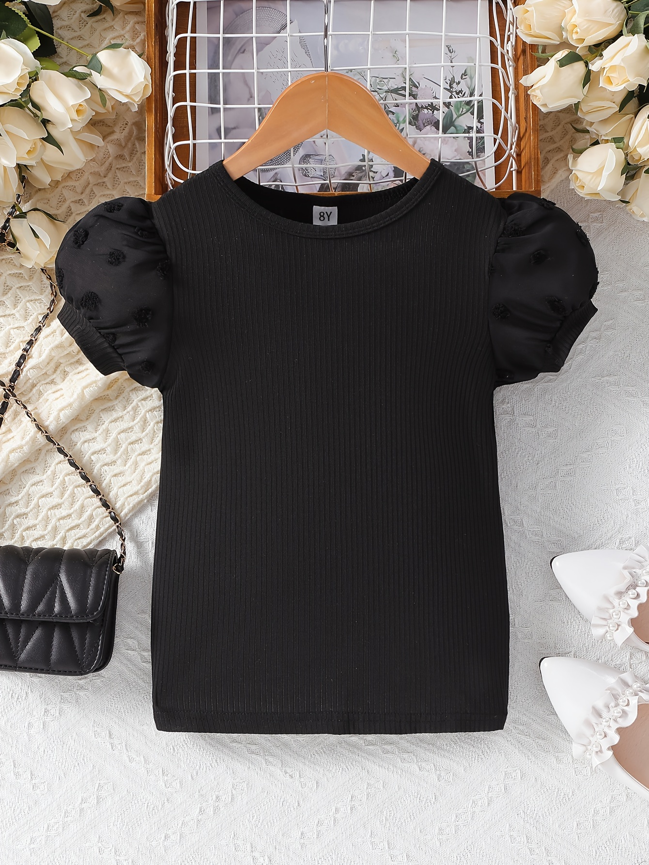 Camiseta negra con maleta para niña, camisa Afro americana de viaje para  vacaciones, ropa bonita para niña, Tops de verano - AliExpress