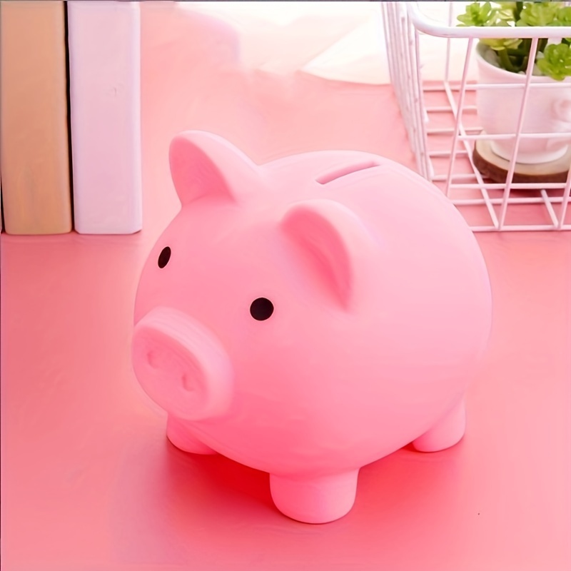 Creative Cartoon Piggy Bank, Unbreakable Plastic Cute Pink Pigs Money Bank  Box, Coin Banks for Girls and Boys,Best Gifts for Birthday, Christmas for  Home Decor 