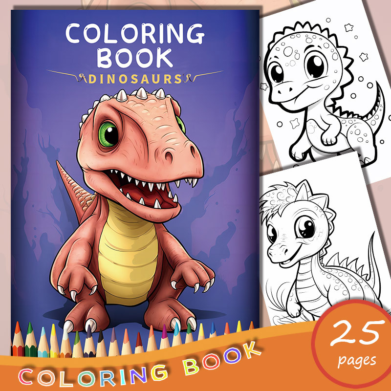 A4 Coloring Book, Early Education Coloring Book, Small Coloring