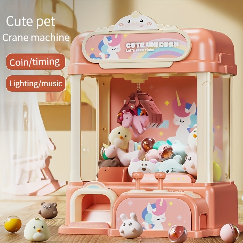 Machine A Pince Mini-Machine à Griffes pour Les Enfants Sons réglables et  Musique pour Enfants Machine à Griffe avec Mini Peluche - Cdiscount Jeux -  Jouets