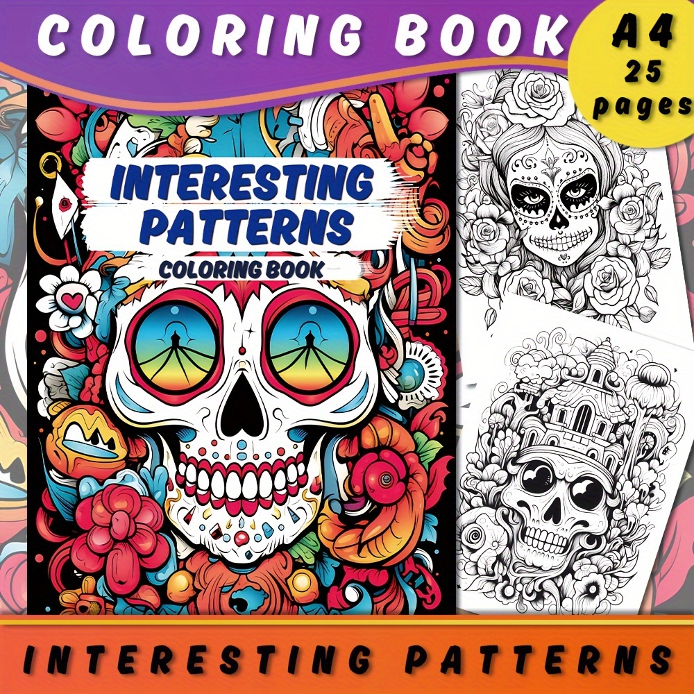 Stress Relief: Adult Coloring Book with Animals, Landscape, Flowers, Patterns, Mushroom and Many More for Relaxation