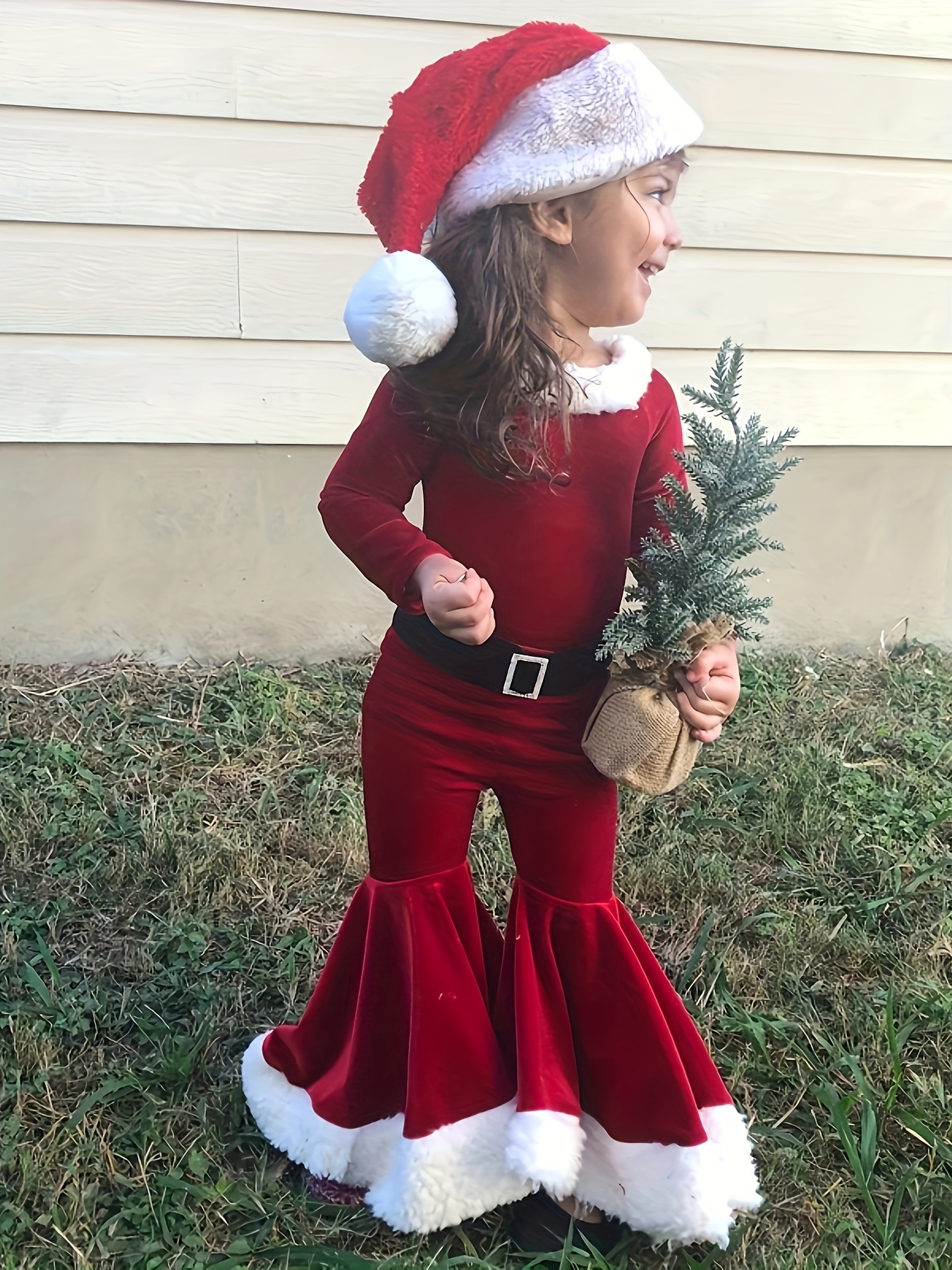 Kids best sale santa outfit