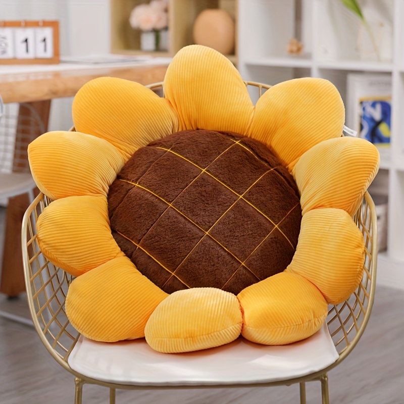 Lovely Soft Sunflower Plush Toy Office Nap Plush Flower Pillow